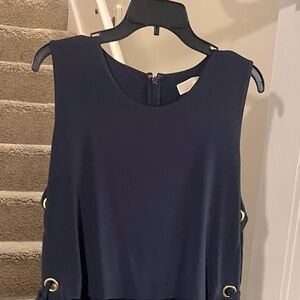Never-worn full length dress for summer(navy)